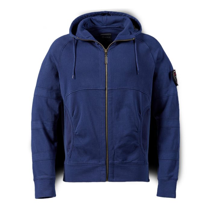 HOODED ZIP THROUGH SWEAT - B401