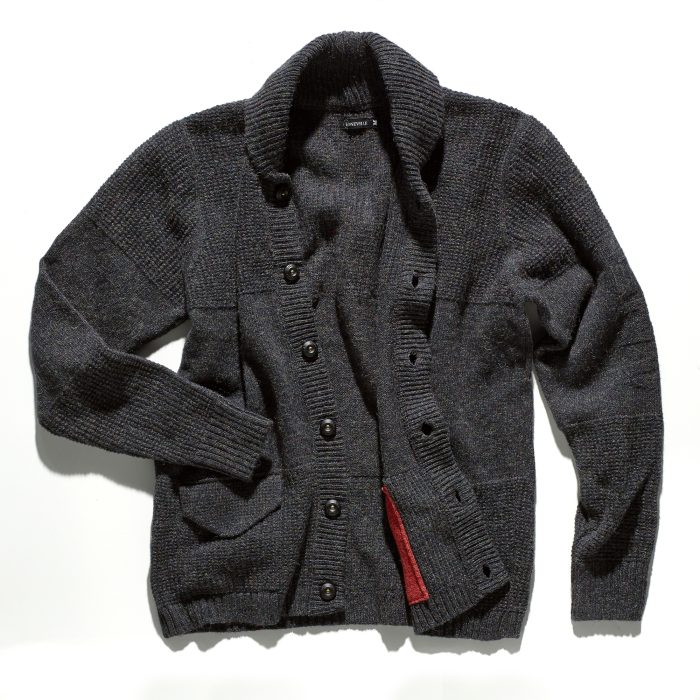 SHAWL NECK CARDIGAN - B000