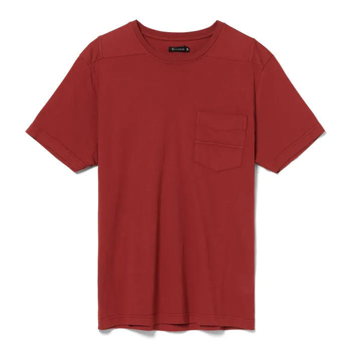 BNV CLASSIC - REGULAR FIT CREW NECK TEE - RIO RED