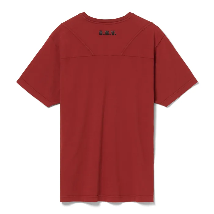 BNV CLASSIC - REGULAR FIT CREW NECK TEE - RIO RED - Image 2