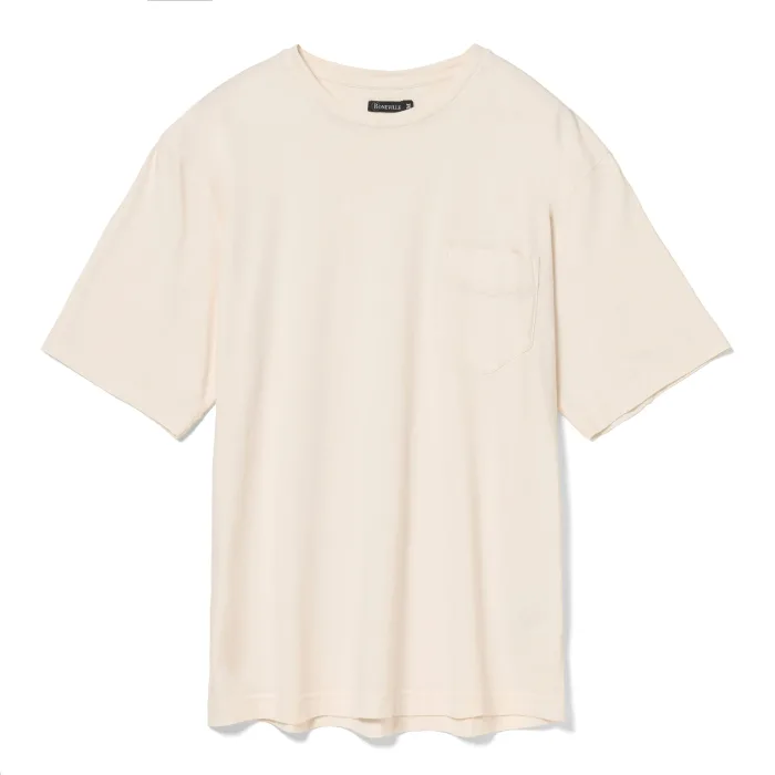 BNV CLASSIC - ARCHIVE FIT POCKET TEE - BONE